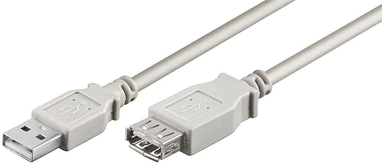 Extension cable USB 2.0 Hi-Speed 5 meter