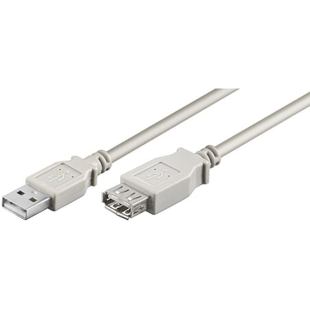USB Forlængerkabel, 5 M. , USB 2.0 Hi-Speed