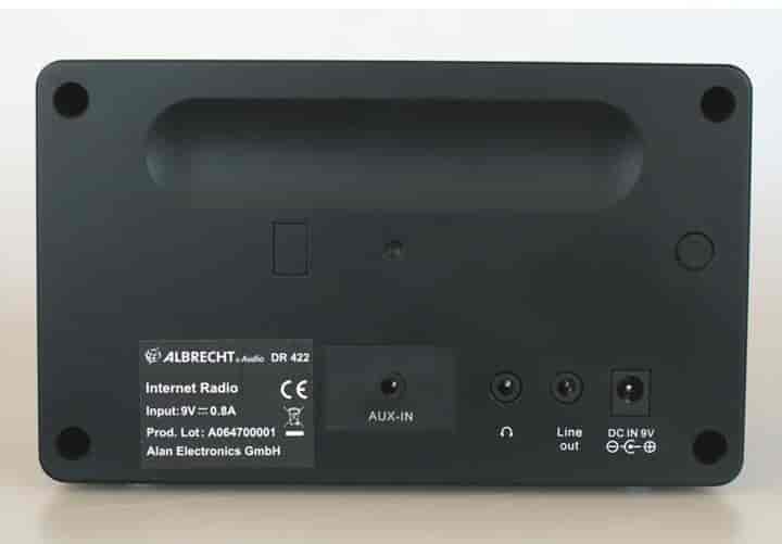 Internetradio, WiFi Bordradio med farvedisplay og DLNA, DR-422