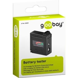 Battery tester, see the condition of your batteries.