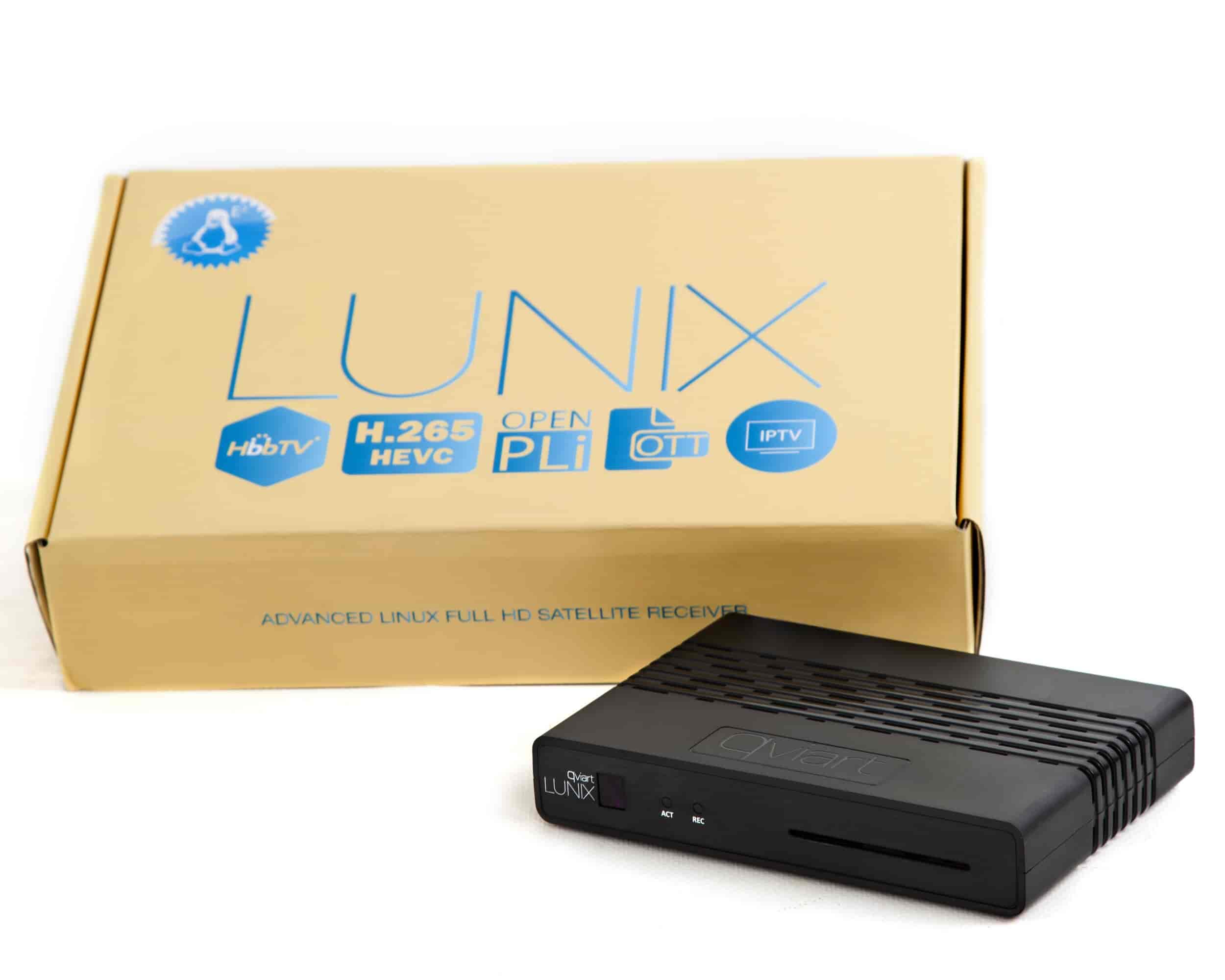 Qviart Lunix E2 DVB digitalmodtager til parabol og IPTV