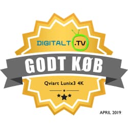 Qviart Lunix3 4K DVB-S2 FBC.  Qviart Lunix3 4K avanceret DVB-S2 FBC TV boks - distribueret af Tektronic.dk