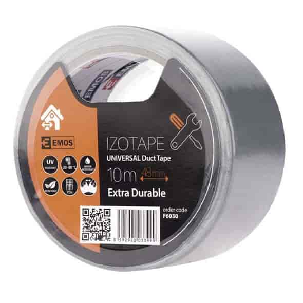 Duct tape silver gray 48mm x 10M, Extra durable