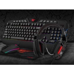 Gaming Pack - gamer keyboard, mouse, headphones and mouse pad 4i1