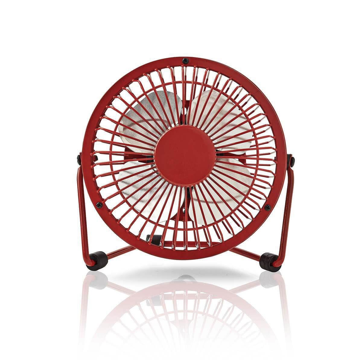 USB Desktop fan - quiet cool breeze - Ø10 cm.