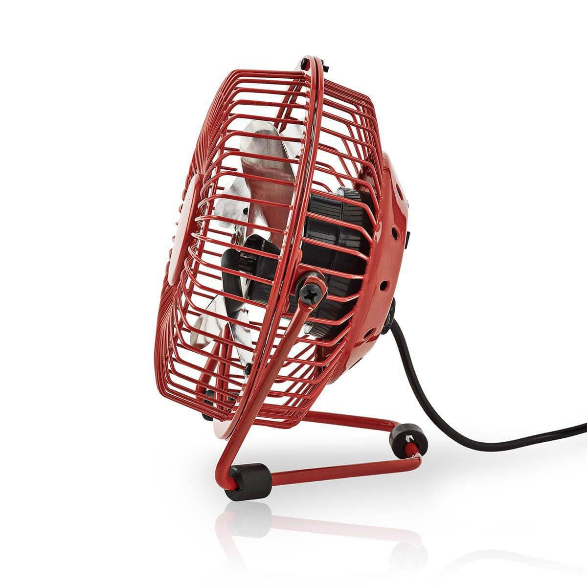 USB Desktop fan - quiet cool breeze - Ø10 cm.