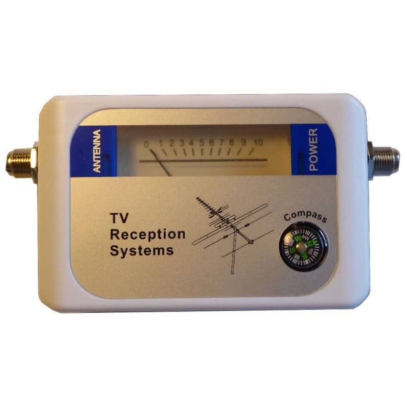 DVB-T signal finder signalstyrkemåler, indstilling af
