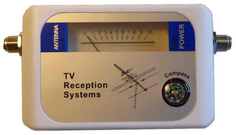 DVB-T signal finder / signalstyrkemåler, til indstilling af VHF/UHF TV antenne.