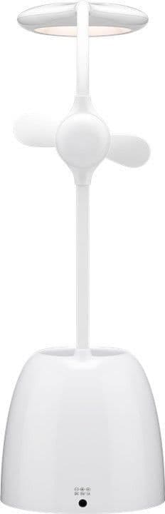 LED desk lamp with mini fan and pen box