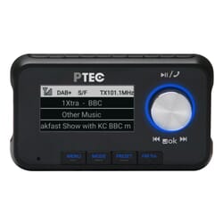PTEC A1 autoradio adapter DAB og DAB+, Bluetooth.