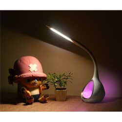 Bordlampe LED T5 m. farveskift