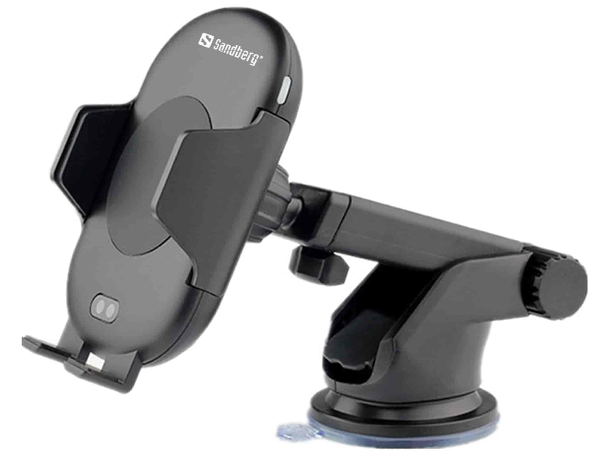 Mobilholder til trådløs opladning, med sensor og motor, 10W