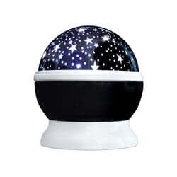LED Julekugle - flot og dekorativ lyseffekt - nattehimmel - stjernehimmel