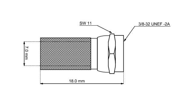 F-connector Twist-on 7 mm. standardTwist-On F plug 7.0 mm, For antenna and SAT installations.N.A.