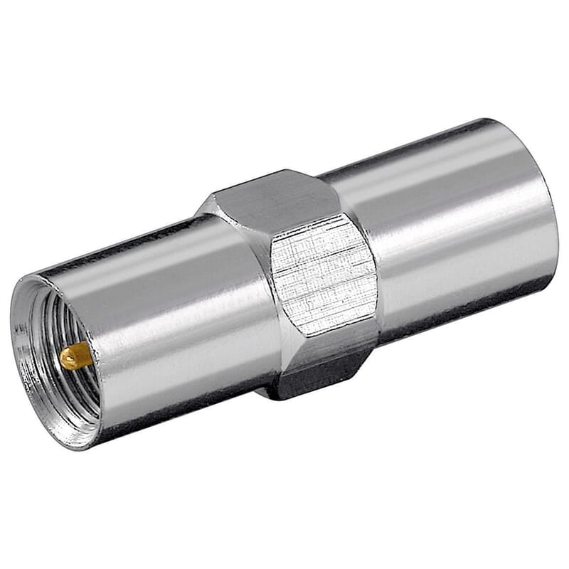 FME connector. FME Male - FME MaleFME connector. FME connector. FME Male - FME Male. Used on, for example, antenna cables for walkie-talkie, scanners and other communication devices in both stationary and mobile setups.goobay