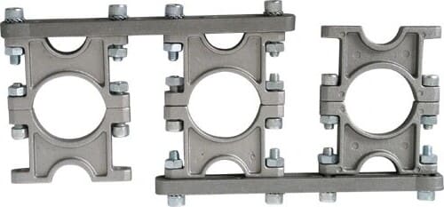 23 og 40 mm. Multifeed 3 til parabolantenne. Universal multifeedholder i vejrbestandigt aluminium.Fastgøres til eksisterende LNB