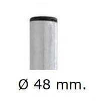 Wallmount 48 x 250 mm. steel.Powerful Ø48x250 mm wallmount for, among other things, dish, antenna and surveillance camera, etc. Hot-dip galvanized steel to ensure good weather resistance. The wallmount can be attached to masonry/wall with expansion bolts (bolt sets for brackets must be purchased separately)Chess