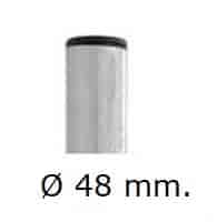Vinkelbeslag / Vægbeslag Ø48 x 250 mm. stål, til parabol,antenne,kamera. 04071 Vinkelbeslag 48 mm x 250 mm. 230 mm.afstand til m