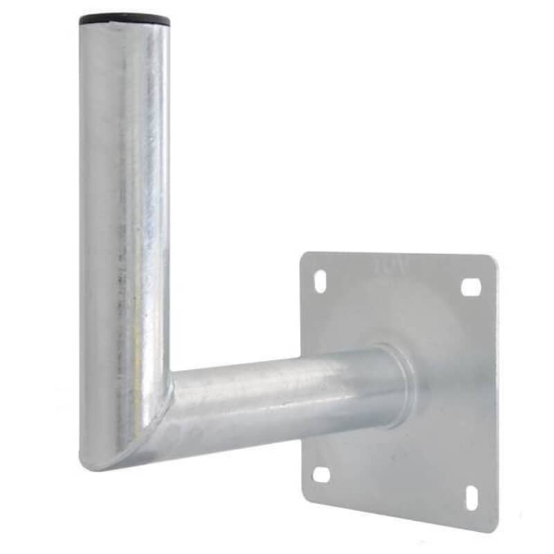 Vinkelbeslag / Vægbeslag Ø48 x 250 mm. stål, til parabol,antenne,kamera. 04071 Vinkelbeslag 48 mm x 250 mm. 230 mm.afstand til m Vinkelbeslag / Vægbeslag Ø48 x 250 mm. stål, til parabol,antenne,kamera. 04071 Vinkelbeslag 48 mm x 250 mm. 230 mm.afstand til m