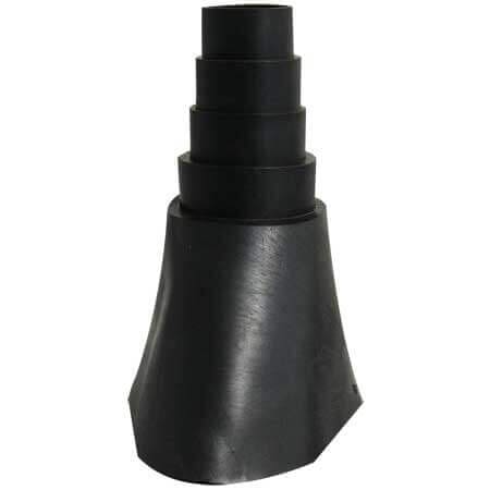 Manchet f. tagafdækning,sort 38-60 mm