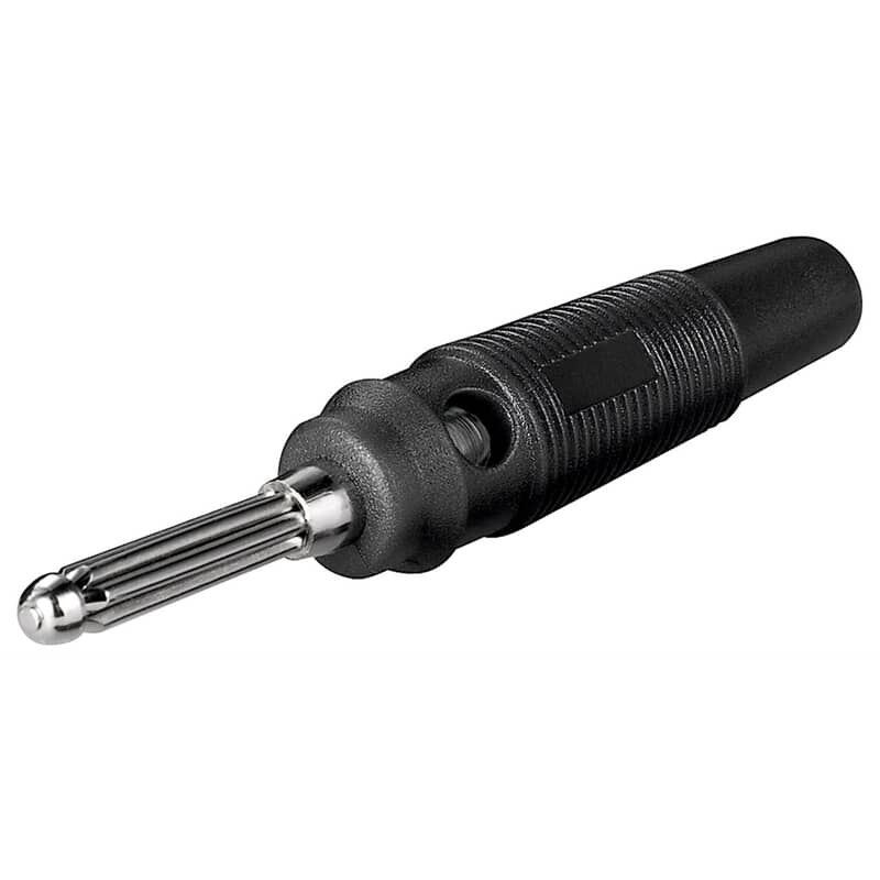 Stacking banana plug 4 mm. Stacking banana plug 4 mm.