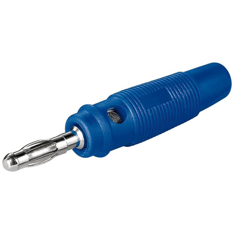 Stacking banana plug 4 mm. Stacking banana plug 4 mm.