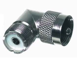 PL259 Vinkeladapter 90°