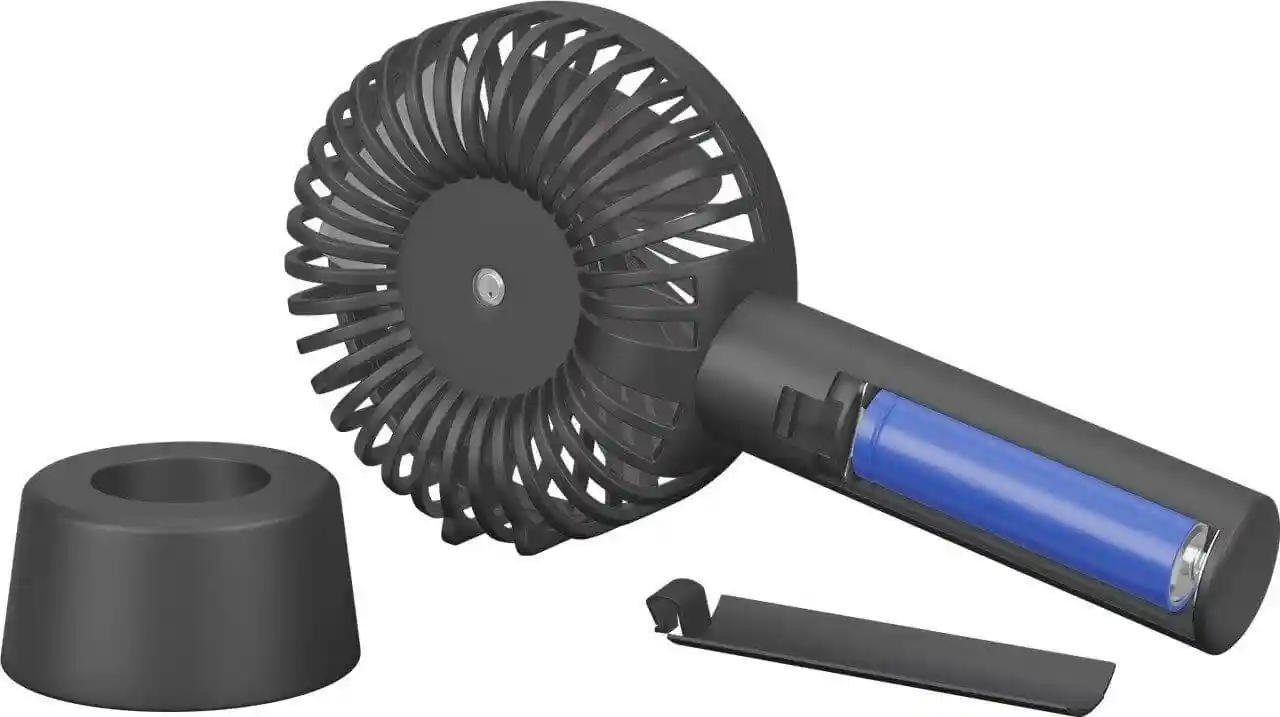 Ventilator - Mini-håndventilator med stativfunktion, USB