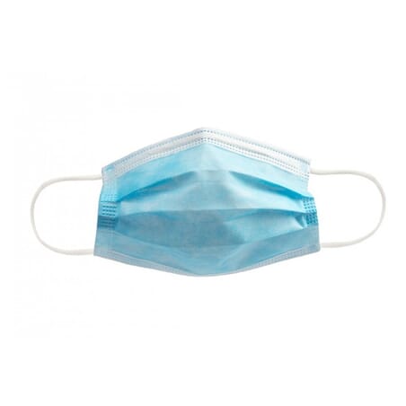 Mundbind medicinske type IIR, CEFace mask medical type IIR, CE. Mouthpiece - disposable face mask, 50 pcs. Whether it is in the supermarket, at the hairdresser or at work, masks are for many people, a part of everyday life at the moment. Therefore, make sure that there are enough masks available in your own household. Our 50-pack offers a supply for the whole family and also convinces with a comfortable fit. Tight sides with a construction that ensure the face mask adapt to the contours of the face, even when worn for a long time. Disposable medical face mask type IIR, CE approved, BFE&gt; = 98%