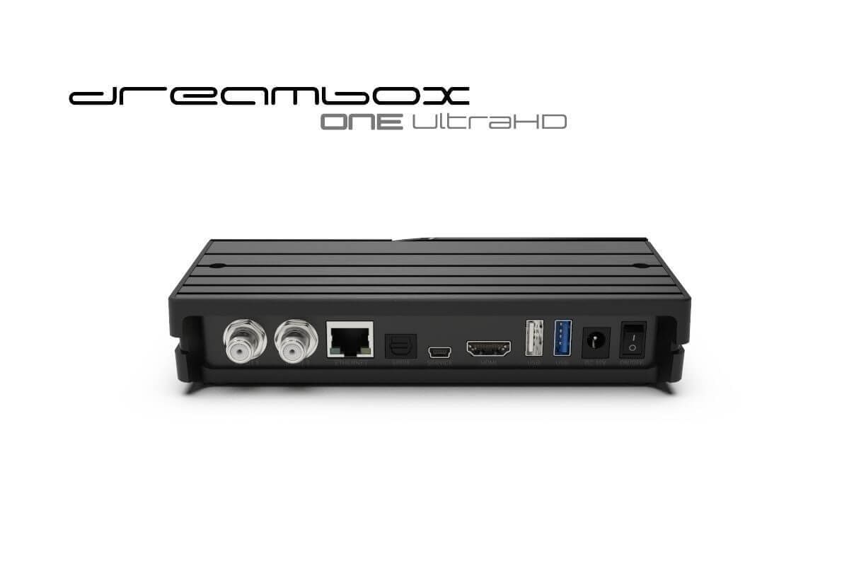 Dreambox One Combo Ultra HD 1x DVB-S2XMIS+1xDVB-C/T2 4K 2160p Dual Wifi H.265 HEVC