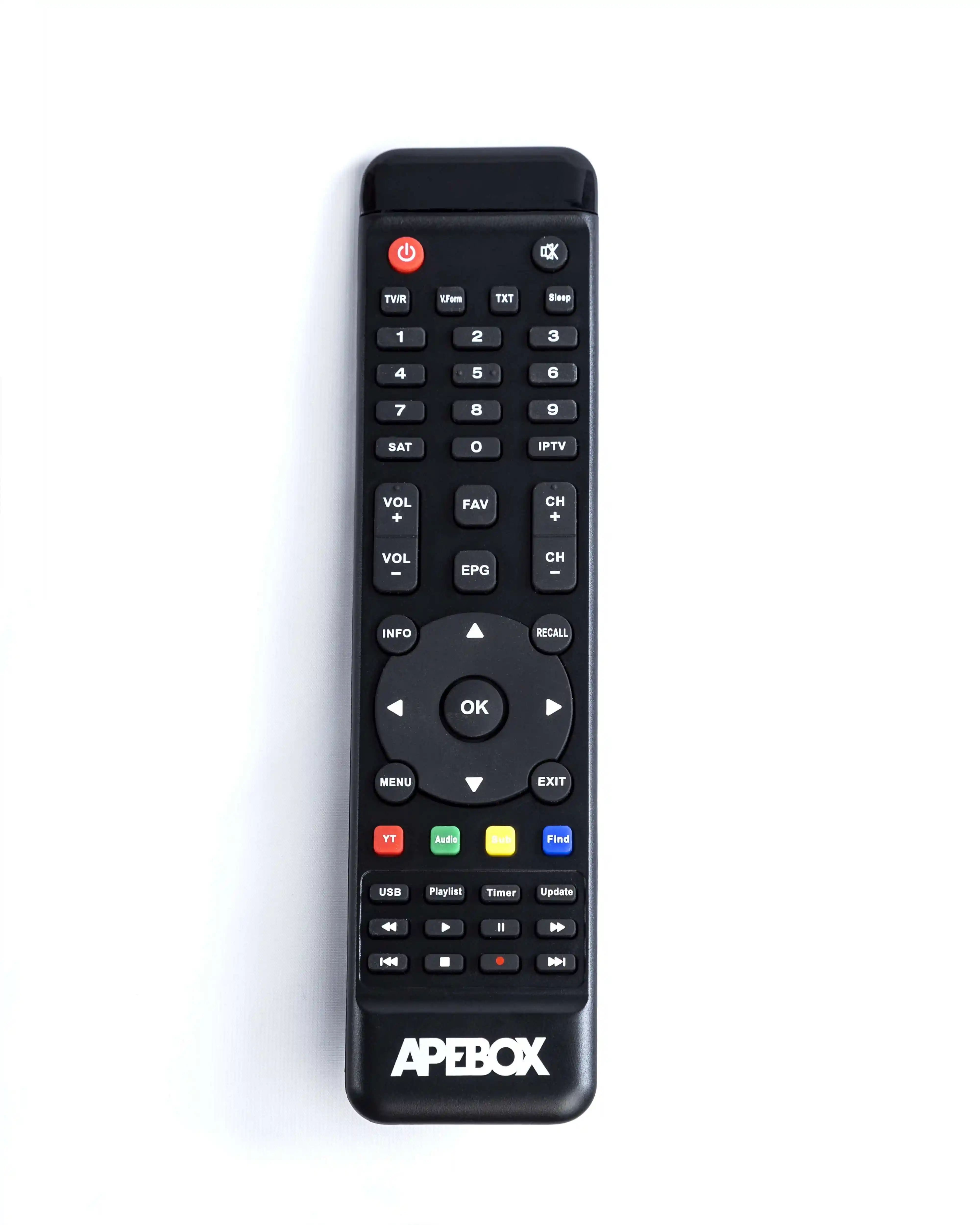 APEBOX CI TV Boks- New design RCU - fjernbetjening til Apebox CI. Billig TV boks til antenne parabol og kabel