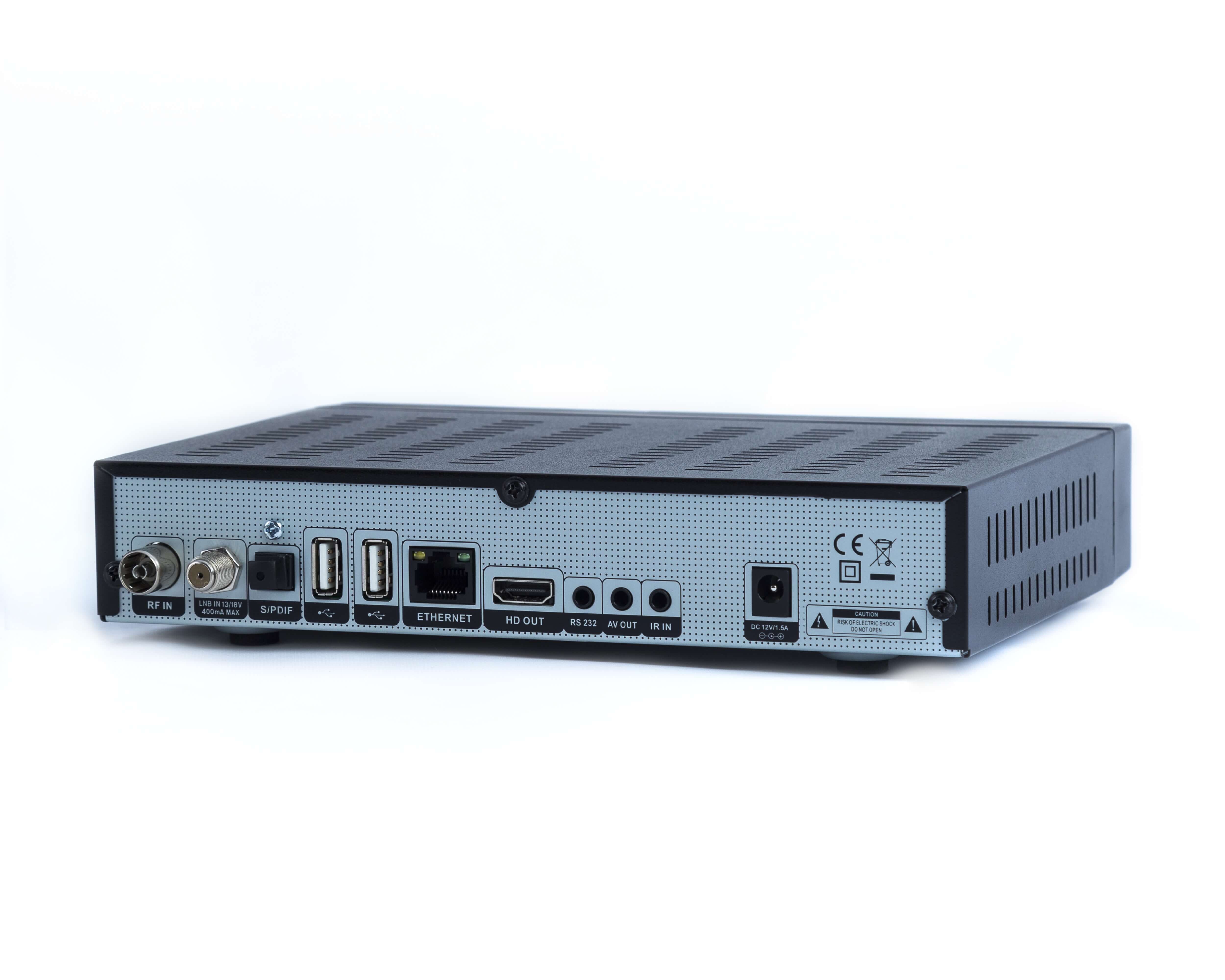 ApeBox CI bagside Tilslutning af Kabel TV - Antenne TV eller parabol TV TV Boks med mange muligheder.