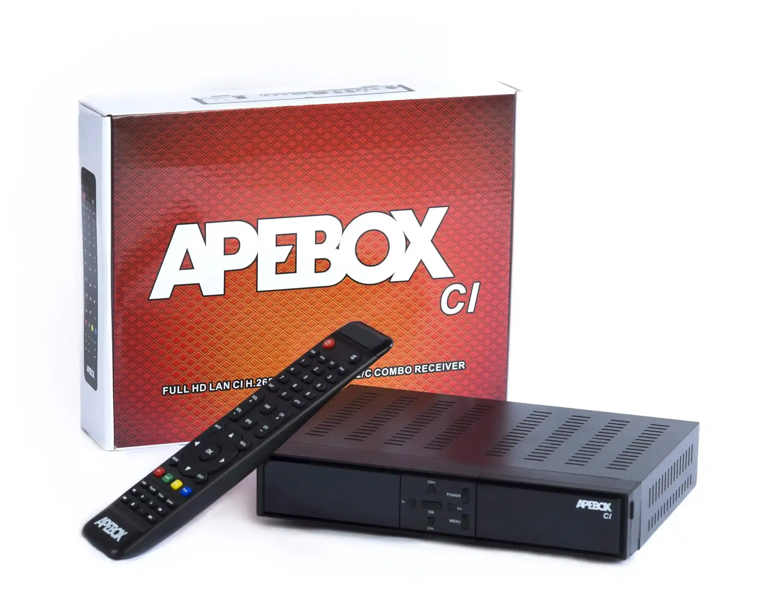 Apebox CI TV Boks front. TV Boks til en særdeles god pris