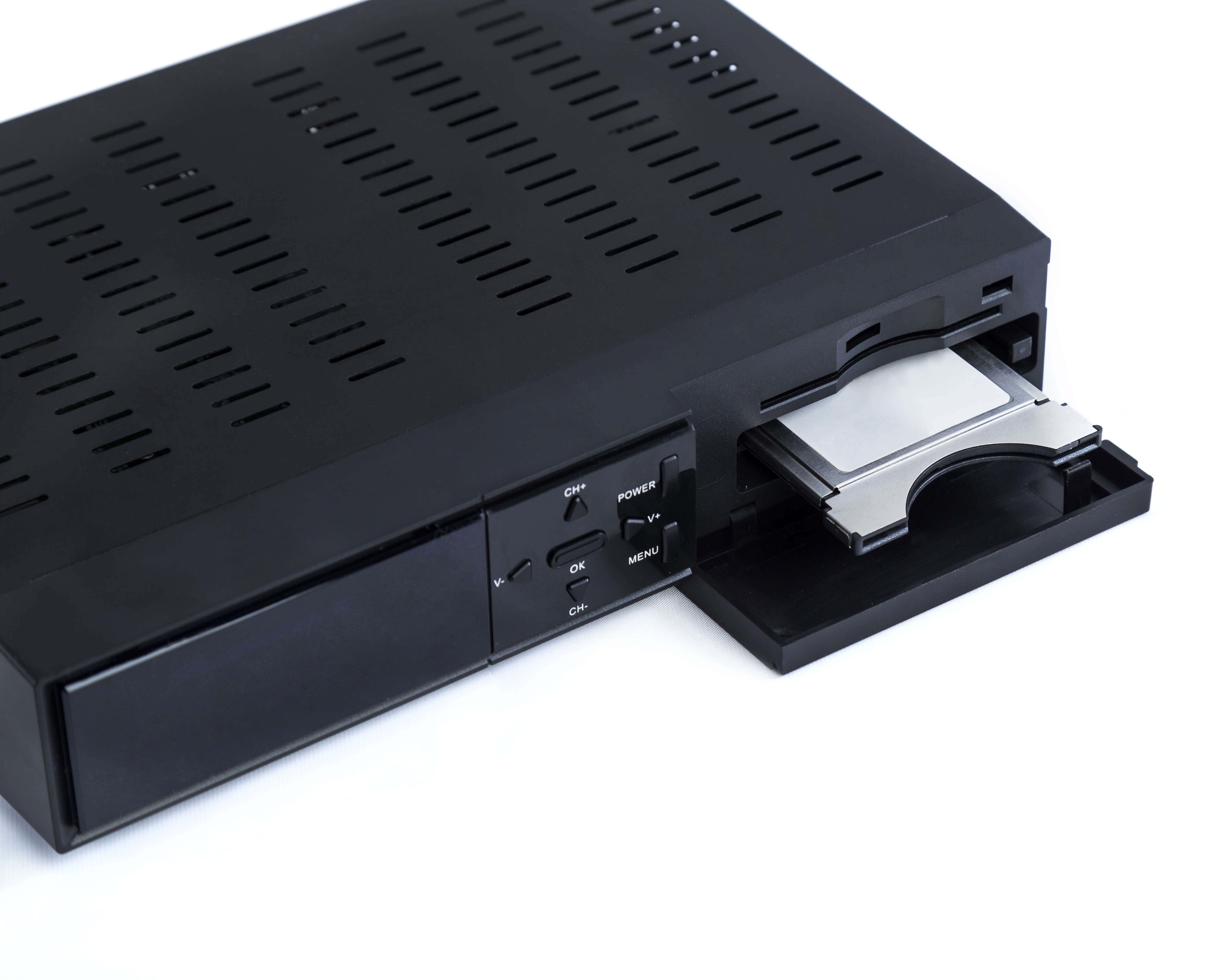 Apebox CI med plads til CA modul f.eks. Conax eller Viaccess. CA modul skal anskaffes seperat