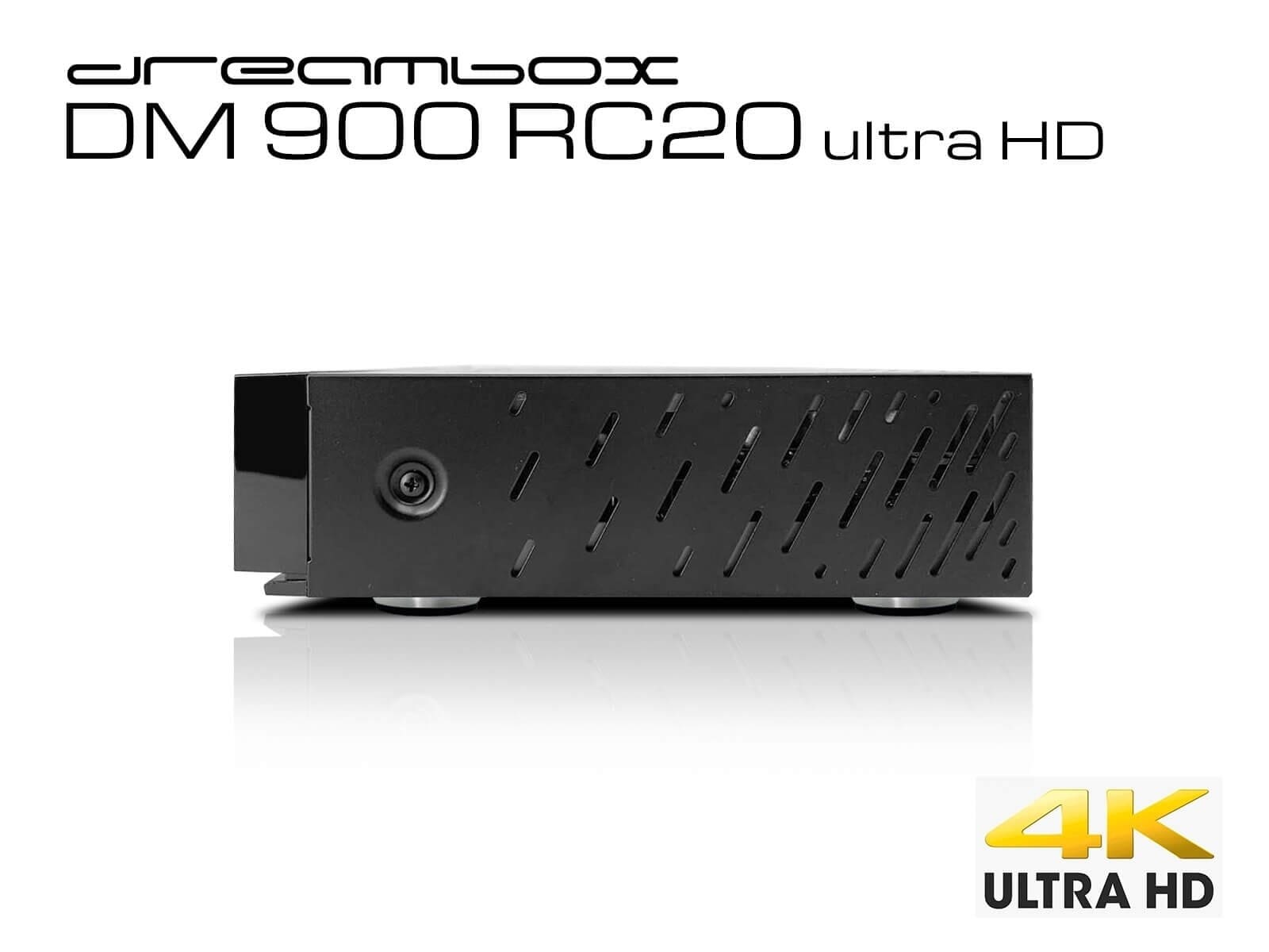 Dreambox DM900 RC20 UHD 4K E2 digitalmodtager 1x DVB-S2X MIS Dual T...