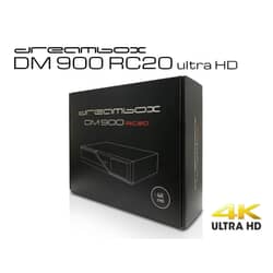Dreambox DM900 RC20 med ekstra flashram - nu med 8 Gb