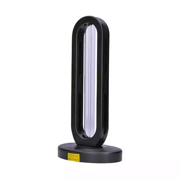 Virus and bactericidal lamp UV-C and ozone, 38W - 40 m2, for disinfection, remote controlled.Bacteria and virus neutralizing lamp 38W with double protection using UV-C light and ozone. UV-C light is an effective reliable solution for the destruction of microorganisms such as viruses, bacteria, yeasts and fungi which can pose a health risk to all of us. Today, we are aware that health protection is more important to us than ever before. The UV-C lamp is designed to protect the health of you and your surroundings. UV-C radiation disinfects areas up to 40m² in 60 minutes. Wide UVC radiation for disinfection of large areas. With safety timer, service timer and remote control.Solight