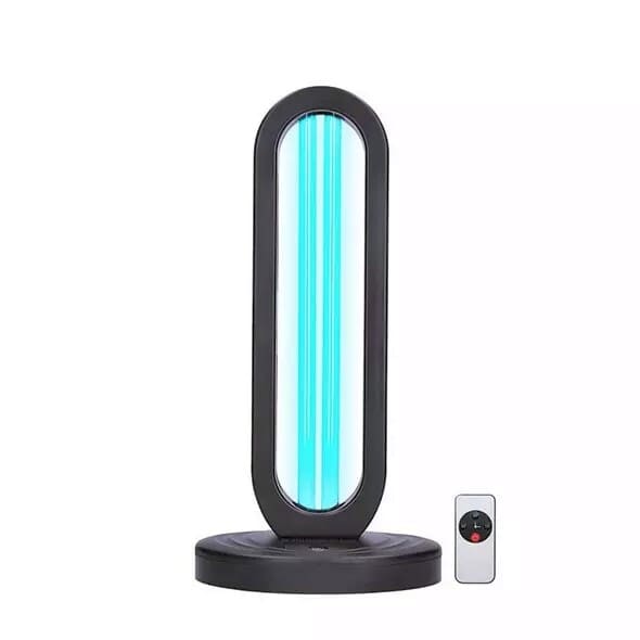 Kill virus with light. Virus and bactericidal lamp UV-C and ozone, 38W - 40 m2, for disinfection, remote controlled.