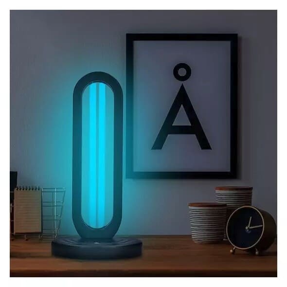 Virus killer - Virus and bactericidal lamp UV-C and ozone, 38W - 40 m2, for disinfection, remote controlled.