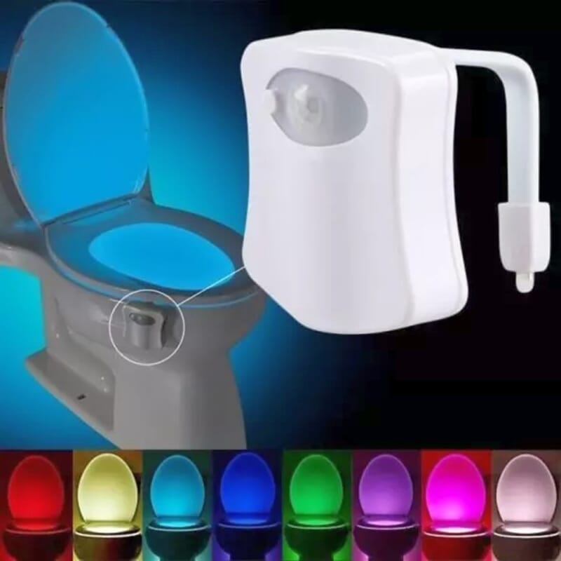 Toilet light LED with motion sensor. Color change or permanent colo
