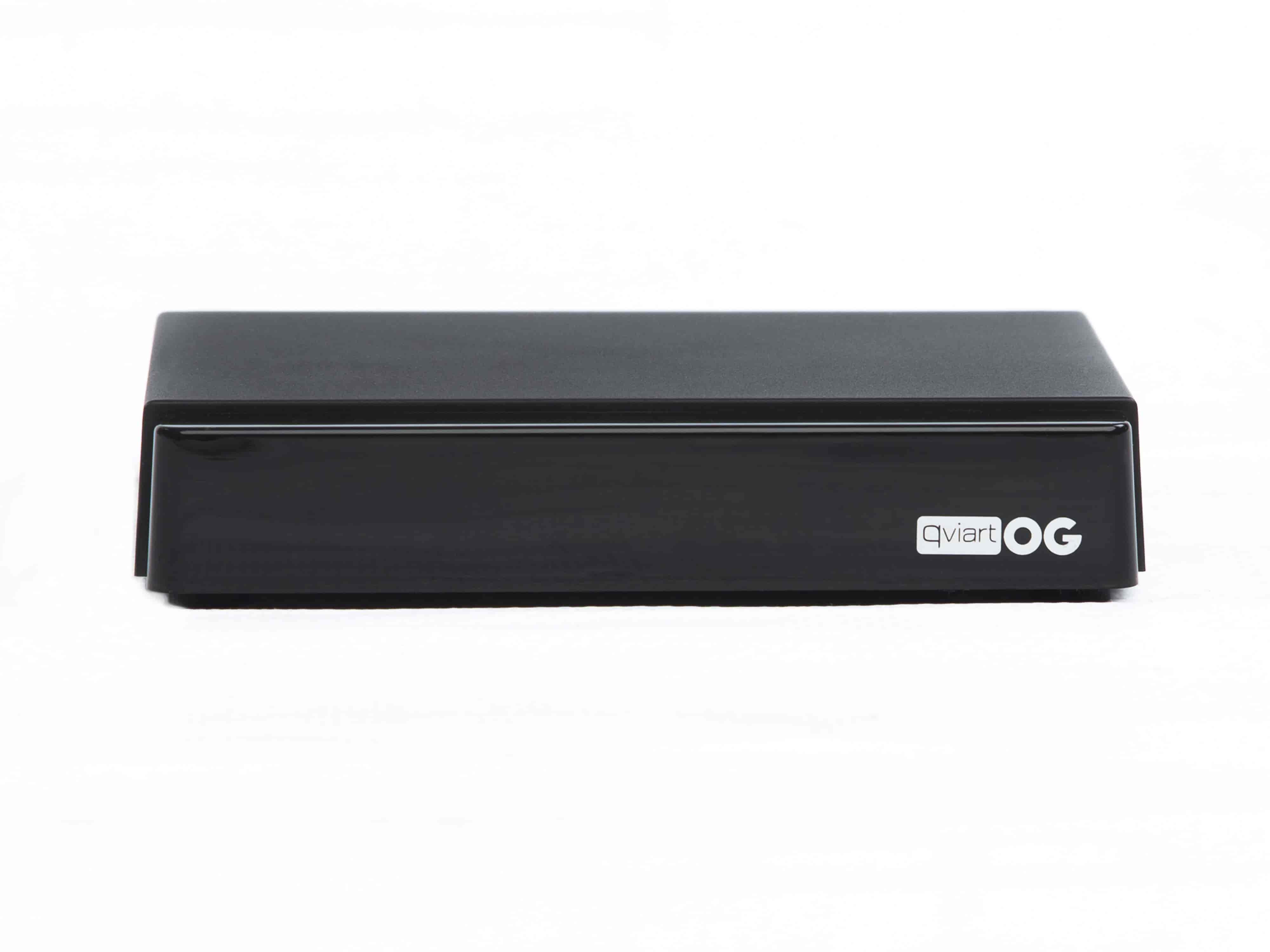 Qviart OG IPTV boks Linux 1080p 60fps H.265Qviart OG is a powerful stable, fast and user-friendly Linux OTT 1080p 60fps H.265 box for those who want things simple and effective in an affordable IPTV receiver.  The state of the art QTV Online TV (stalker) Application offers the greatest TV experience in an IPTV set top box, it brings even more functions than your old Satellite or Cable receiver. Xtream, M3U and more IPTV functions guarantee fullest IPTV experience within a little but powerful box.QVIART LUNIX