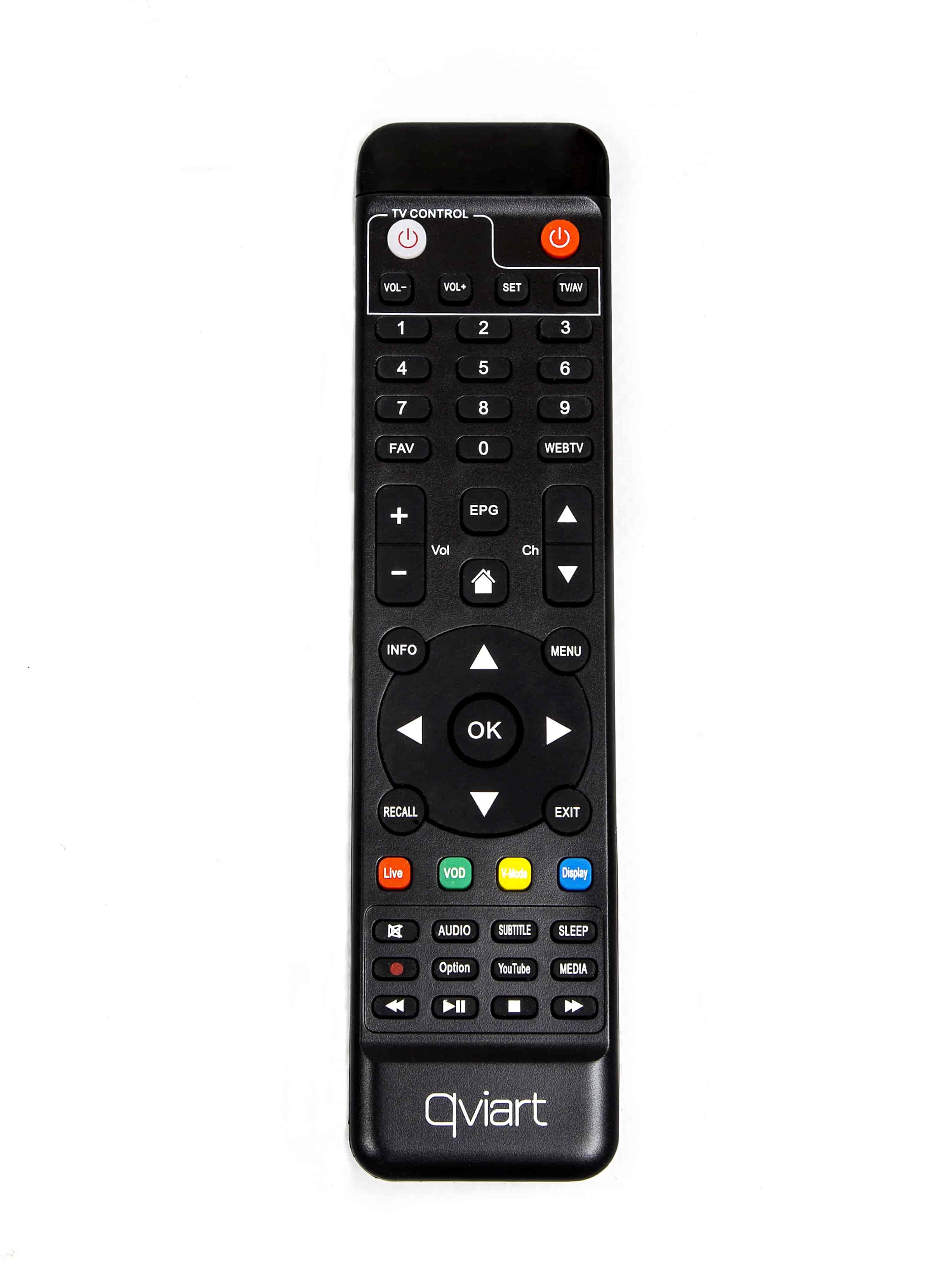 Qviart OG IPTV boks Linux 1080p 60fps H.265Qviart OG is a powerful stable, fast and user-friendly Linux OTT 1080p 60fps H.265 box for those who want things simple and effective in an affordable IPTV receiver.  The state of the art QTV Online TV (stalker) Application offers the greatest TV experience in an IPTV set top box, it brings even more functions than your old Satellite or Cable receiver. Xtream, M3U and more IPTV functions guarantee fullest IPTV experience within a little but powerful box.QVIART LUNIX
