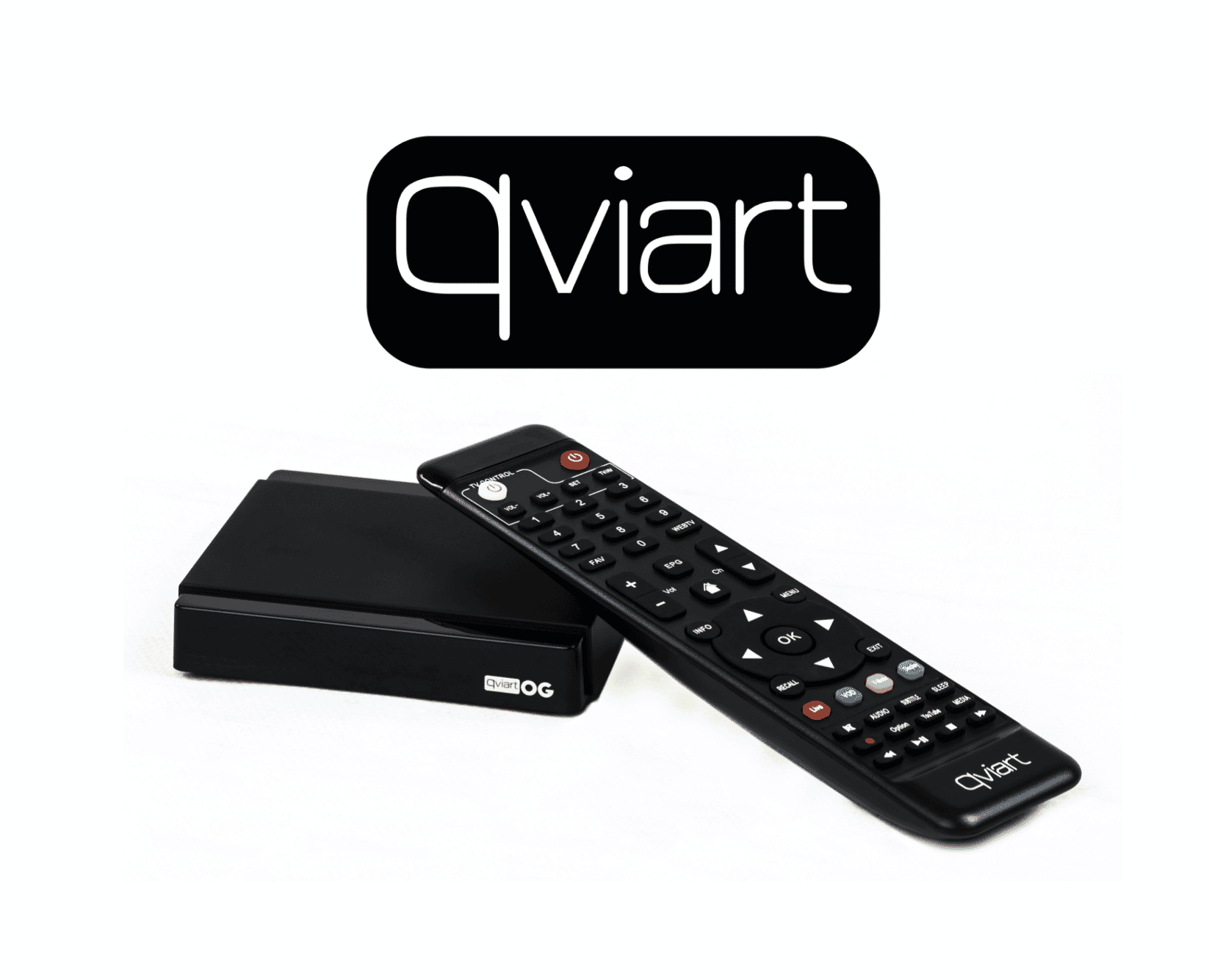 Qviart OG IPTV boks Linux 1080p 60fps H.265Qviart OG is a powerful stable, fast and user-friendly Linux OTT 1080p 60fps H.265 box for those who want things simple and effective in an affordable IPTV receiver.  The state of the art QTV Online TV (stalker) Application offers the greatest TV experience in an IPTV set top box, it brings even more functions than your old Satellite or Cable receiver. Xtream, M3U and more IPTV functions guarantee fullest IPTV experience within a little but powerful box.QVIART LUNIX