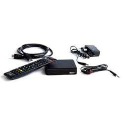 Qviart IPTV boks - Qviart OG 4K leveres komplet med remote og IR sensor