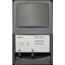 4G-LTE-NMT spærrefilter for VHF, UHF og DAB modtagelse - undgå forstyrrelser fra 4G signaler.MaximumLTE / 4G spærrefilter 4G-LTE-NMT spærrefilter for VHF, UHF og DAB modtagelse - undgå forstyrrelser fra 4G signaler.