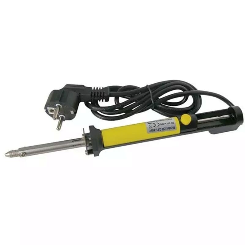 Electric desoldering iron - 230 V. 40W. Electric desoldering iron - 230 V. 40W.