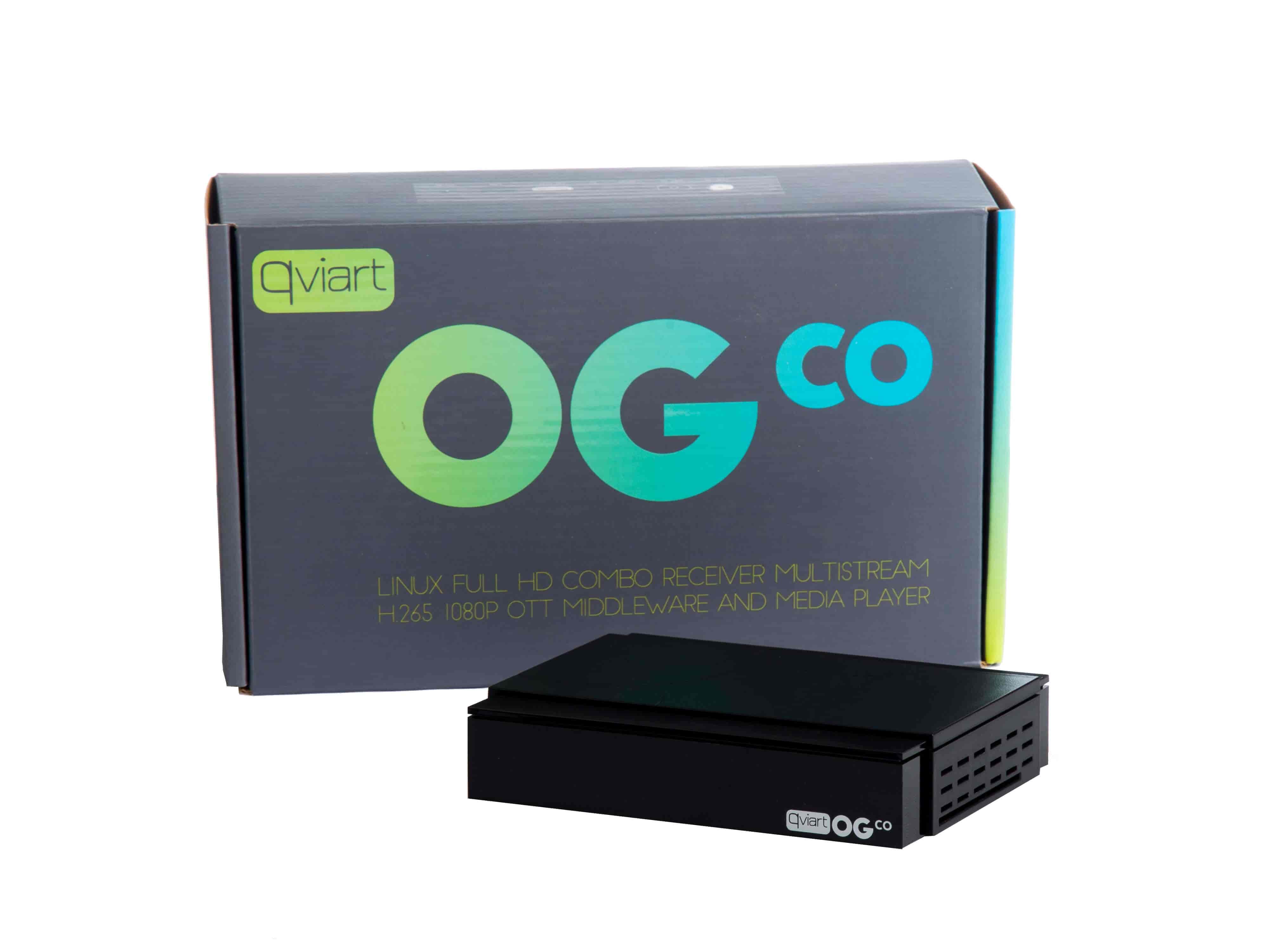 Qviart OGco IPTV, SAT og kabel eller antenne TV i samme TV boks.
