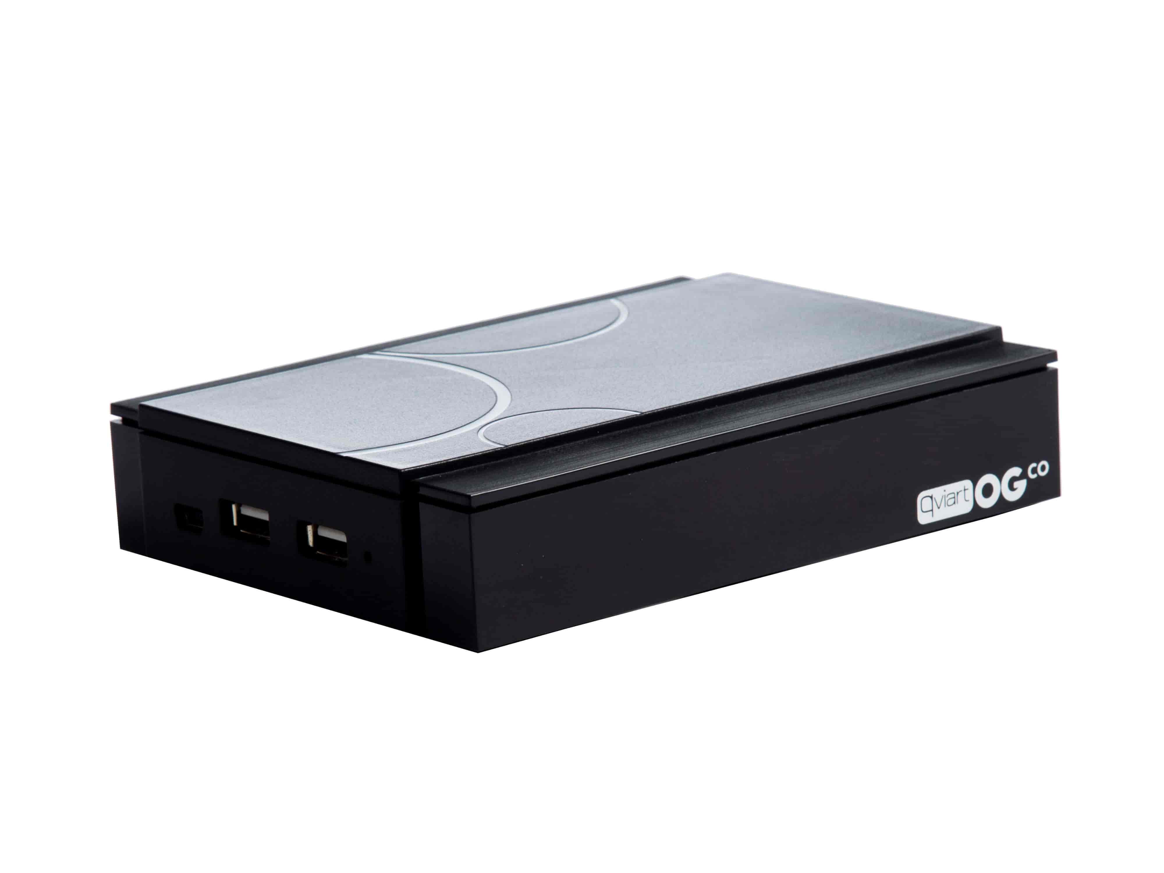 Qviart OGco IPTV multimedia DVB-S2+DVB-T2/C 1080p HEVC Multistream receiverQviart OGco is a powerful, stable, fast and easy OTT Linux Combo Multistream Full HD multimedia receiver. Qviart OGco is for those looking for a simple yet efficient 1080p DVB-S2 + DVB-T2 / C IPTV multimedia receiver at an affordable price. With Qviart OGco, you will be able to receive the free TV channels that are broadcast on terrestrial and uncoded cable TV as well as DVB-S2 SAT TV - but also IPTV. IPTV channels depend on the provider you choose unless you stick to the many 1000 IPTV channels are free and available to anyone. A fast box built over an ARM Cortex A7 Hisilicon CPU with support for a variety of codecs (DTS, DD +, TRUE HD, 1080p / 60FPS, VP8 / VP6). Supports QTV (Stalker), M3U and Xtream. If these concepts are not unfamiliar to you, Qviart OGco might be for you.QVIART LUNIX