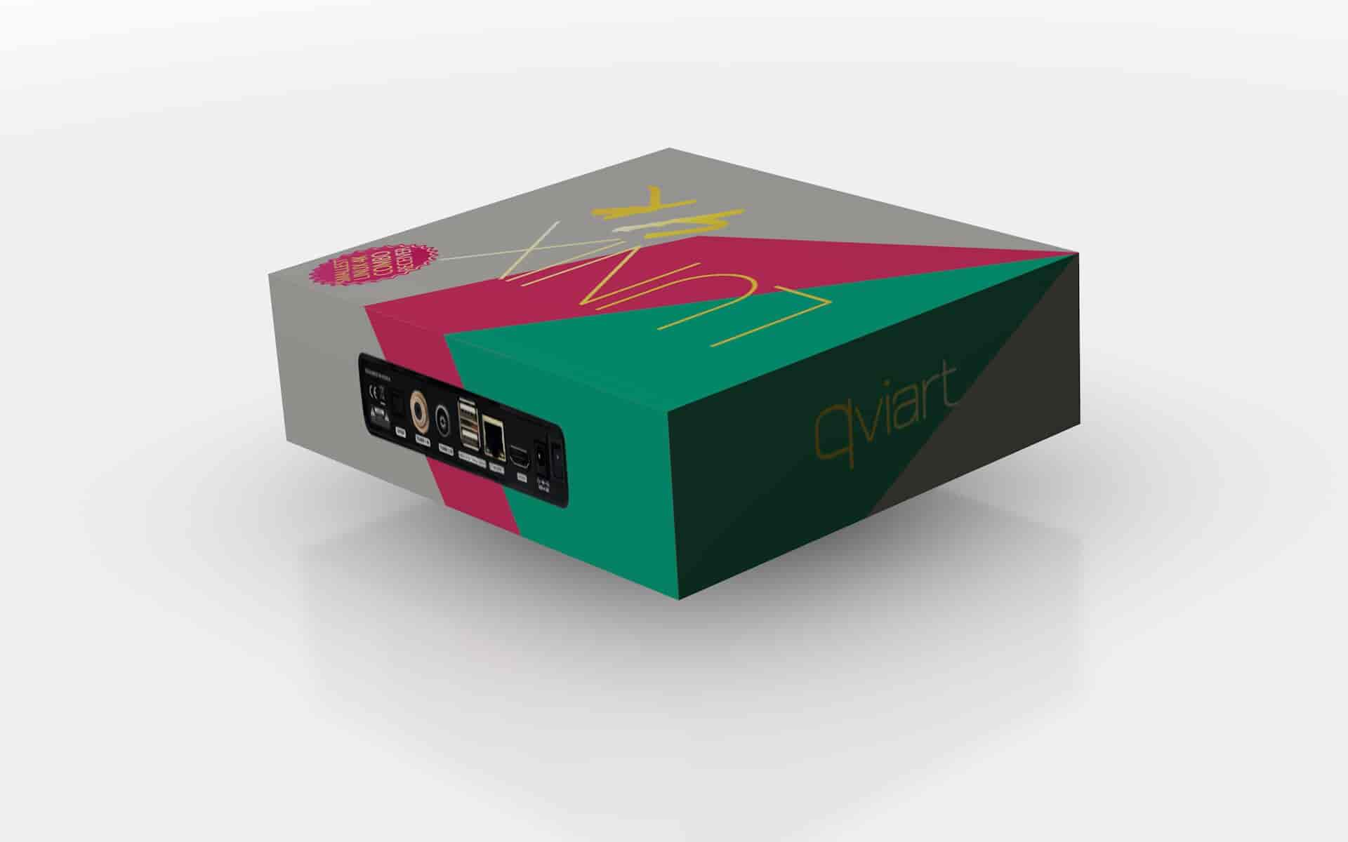 Qviart Lunix 4K DVB-T/T2/S/C E2 TV Boks