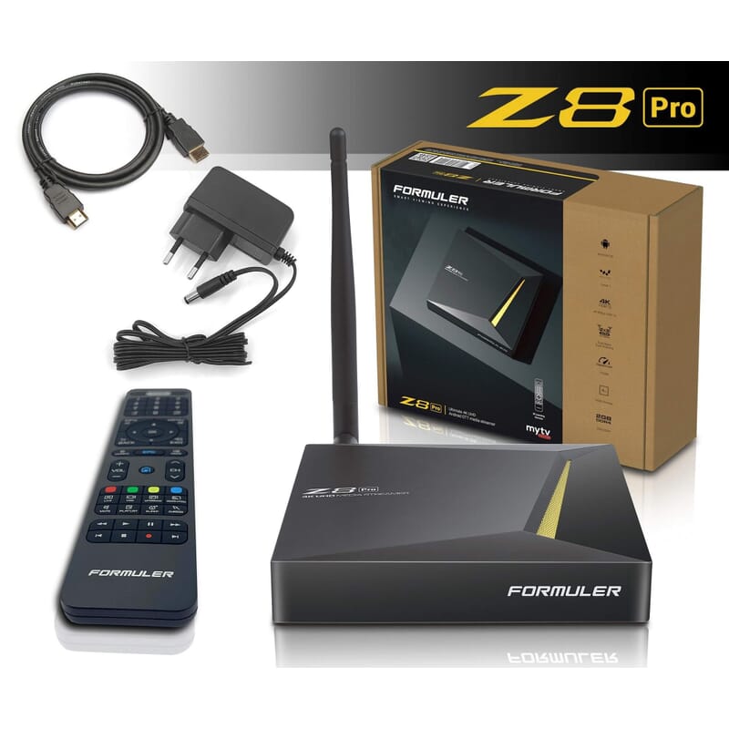 Formuler Z8 Pro 4K UHD IPTV Android 7 IPTV box H.265 2 GB RAM 16 GB